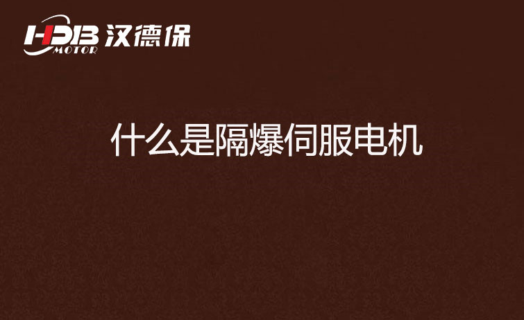 什么是隔爆伺服電機(jī) 什么是隔爆伺服電機(jī)